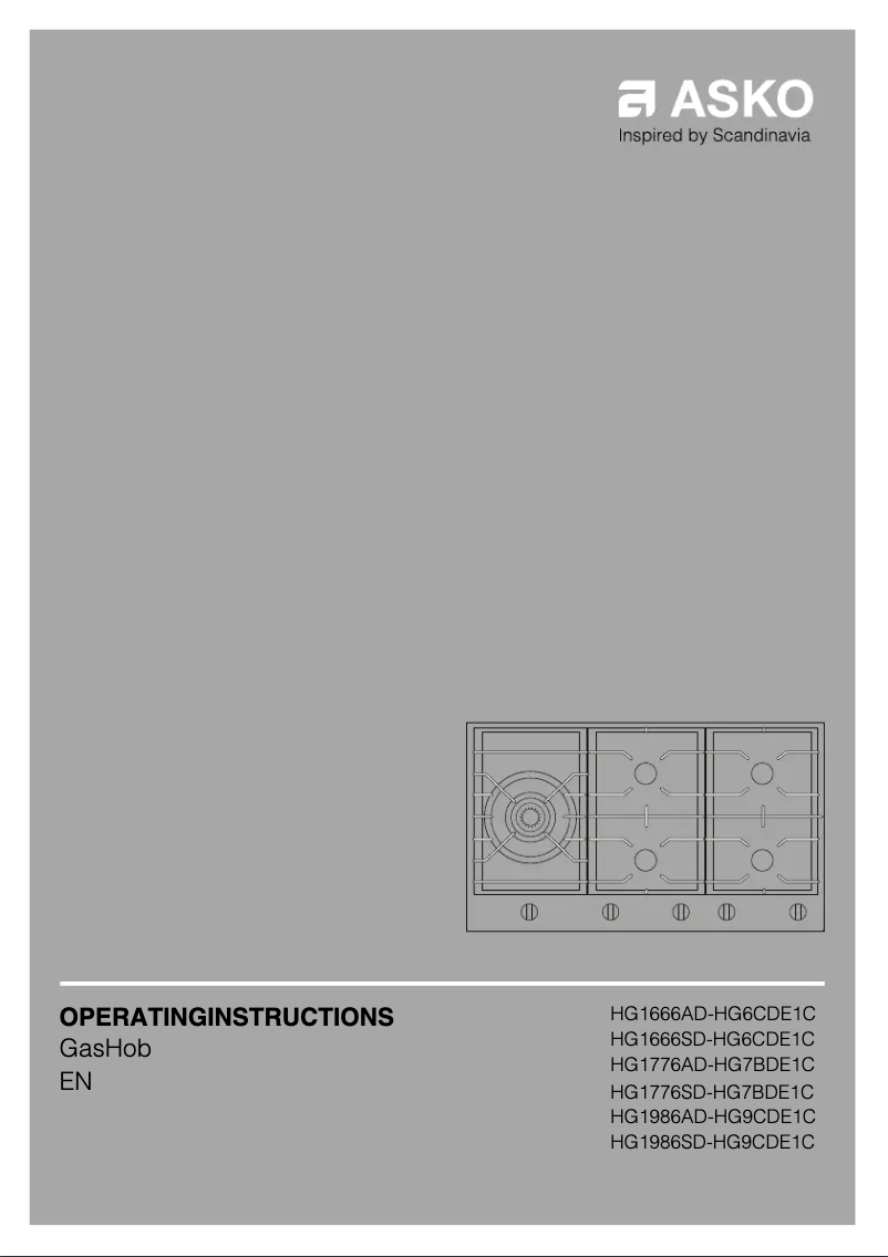 Image de la première page du manuel de l'appareil HG1666AD