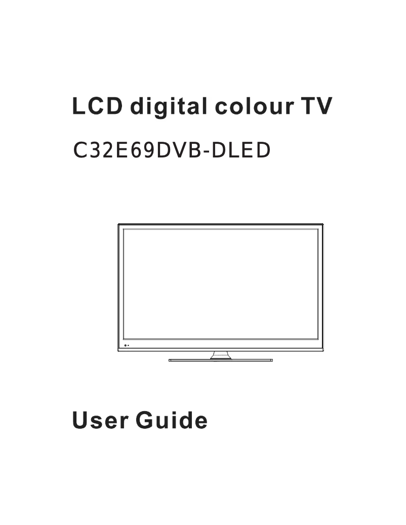 Página 1 del manual Manual de usuario Cello C32E69DVB