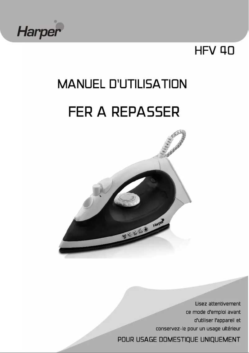 Página 1 del manual Manual de usuario Harper HFV40