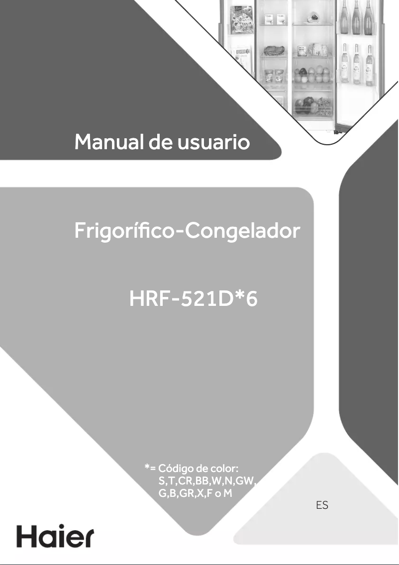 Page n°1 - Mode d'emploi Haier HRF-521DN6