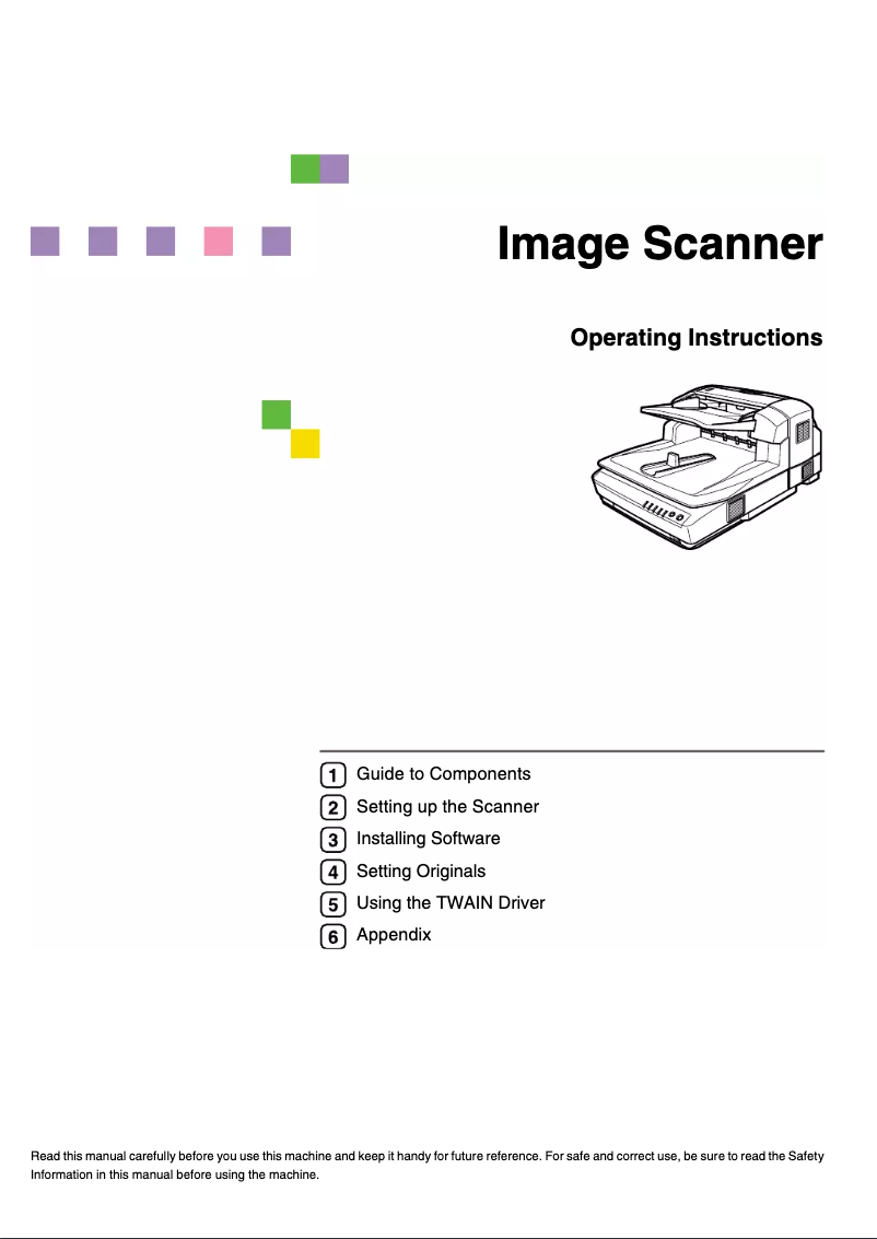 Page 1 de la notice Manuel utilisateur Ricoh IS760D