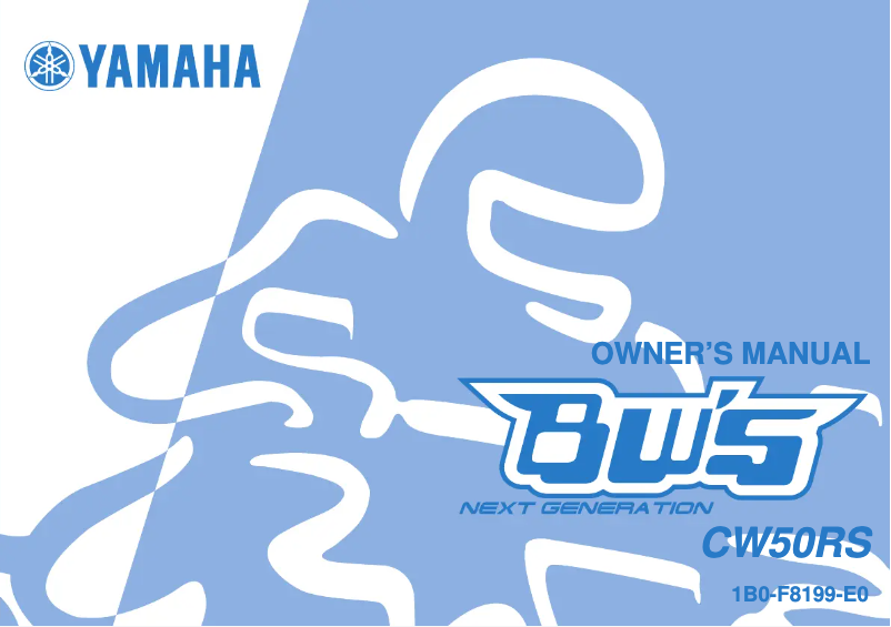 Page 1 de la notice Manuel utilisateur Yamaha CW50RS