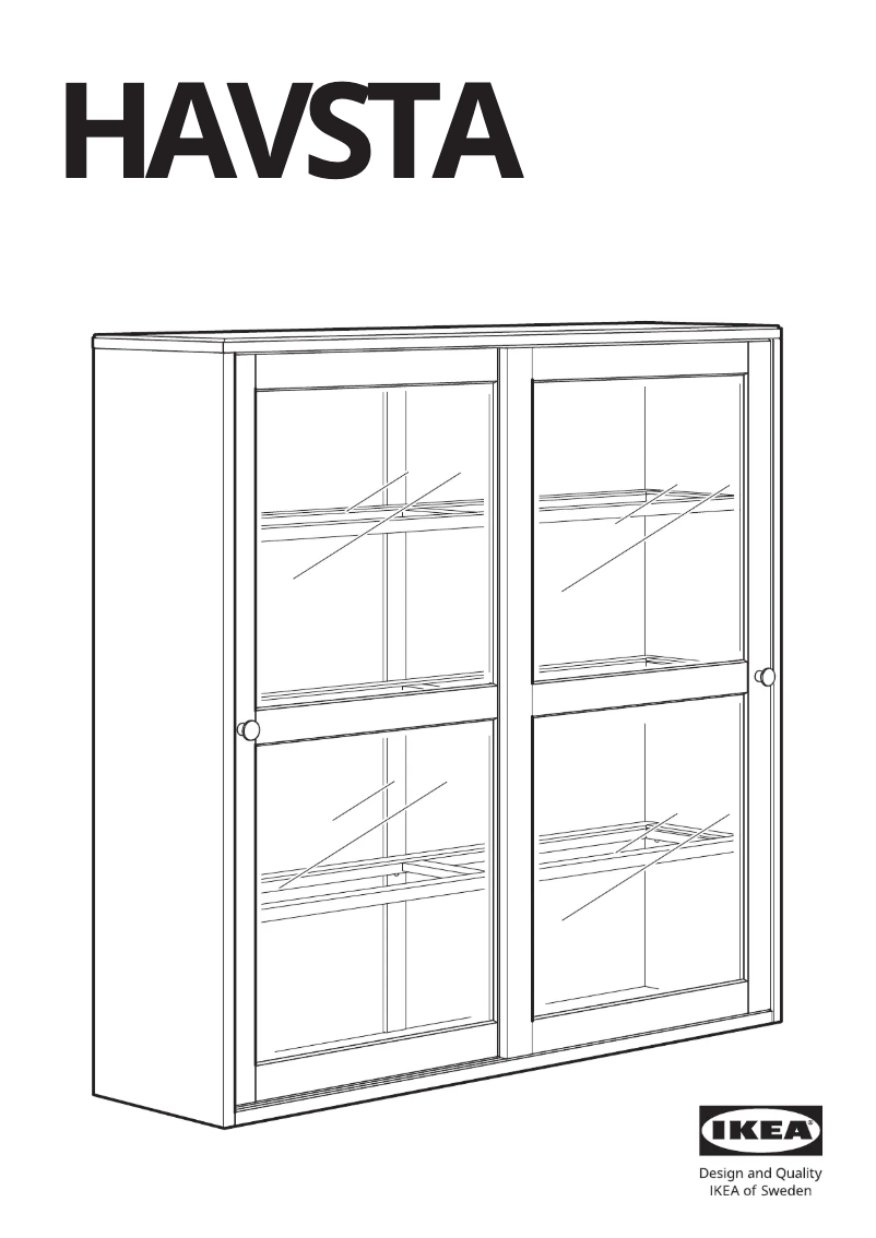 Página 1 del manual Manual de usuario Ikea HAVSTA 905.292.52