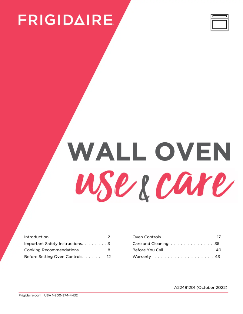 Image de la première page du manuel de l'appareil GCWS2438AB