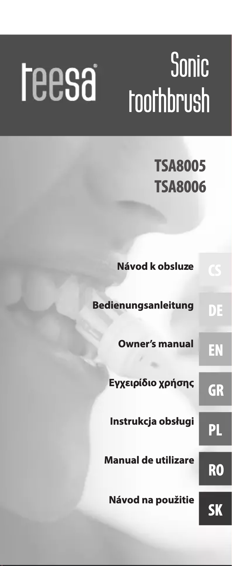 Page n°1 - Manuel utilisateur Teesa Sonic Junior Boy TSA8005