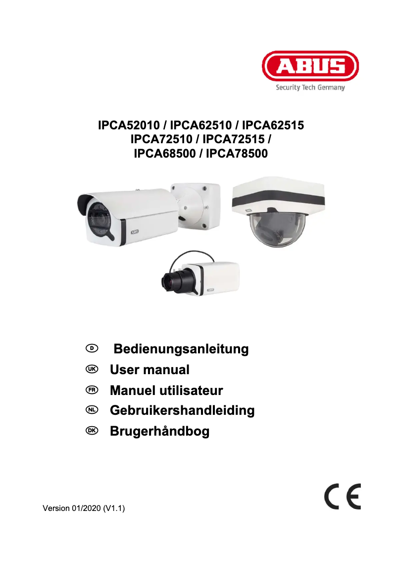 Image de la première page du manuel de l'appareil IPCA72515