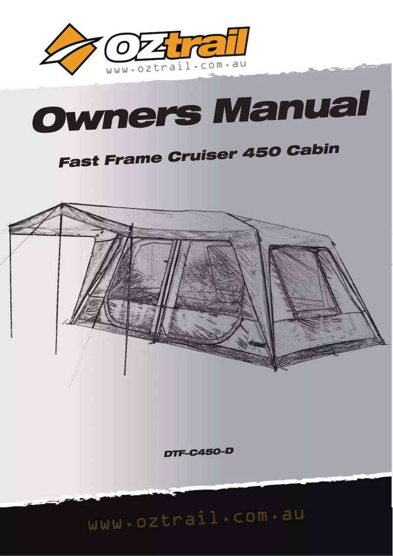 Imagen de la primera página del manual del dispositivo Fast Frame Cruiser 450 Cabin