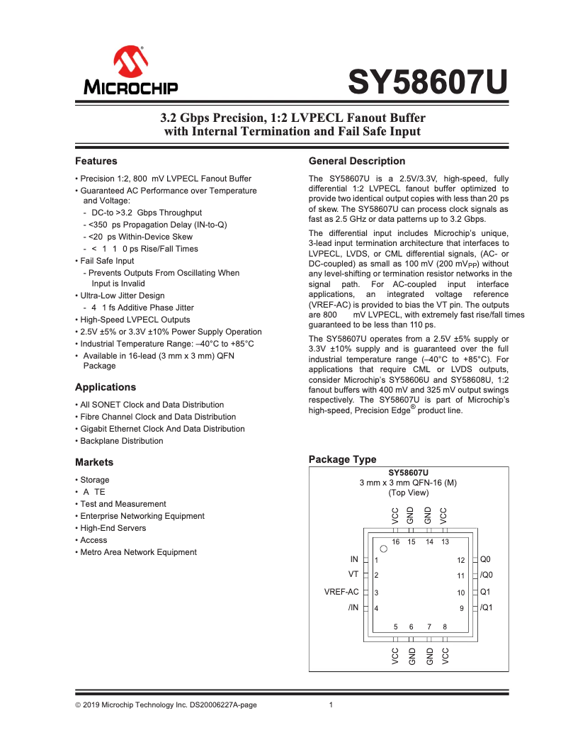 Image de la première page du manuel de l'appareil SY58607U