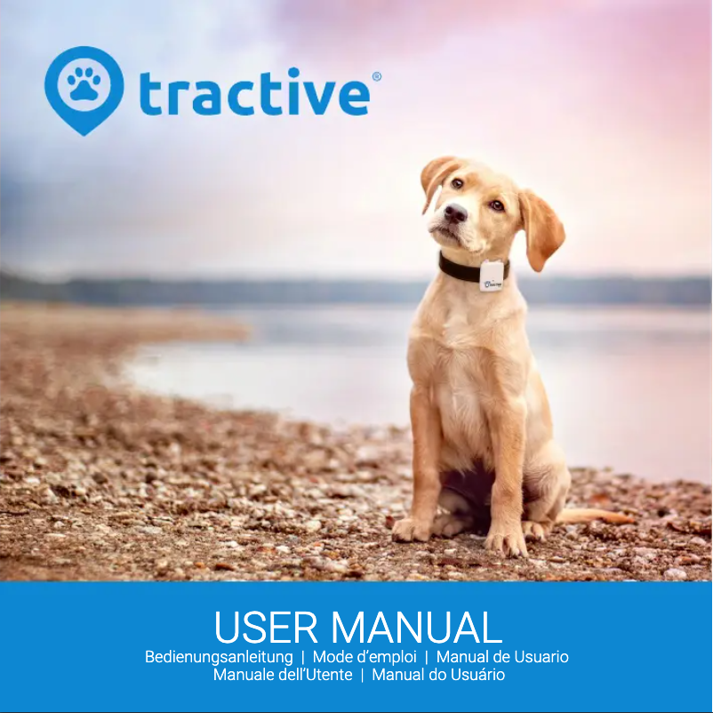 Page n°1 - Manuel utilisateur Tractive GPS DOG