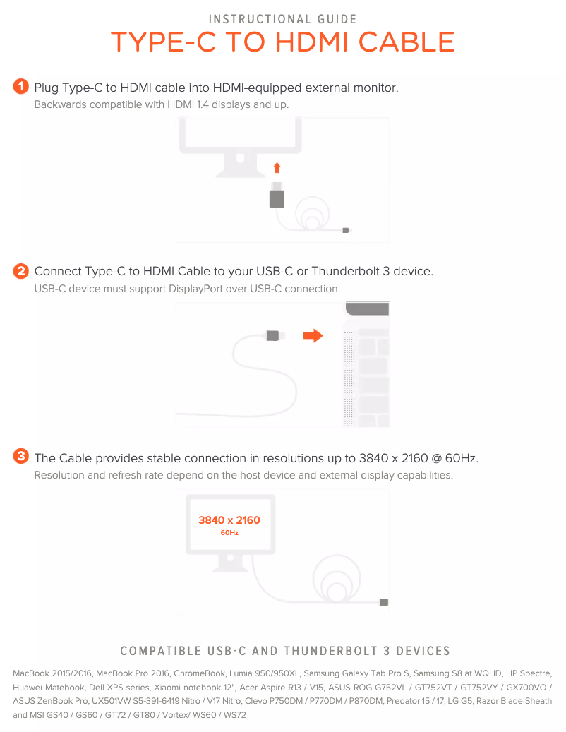 Page 1 de la notice Manuel utilisateur Satechi ST-CHDMIM