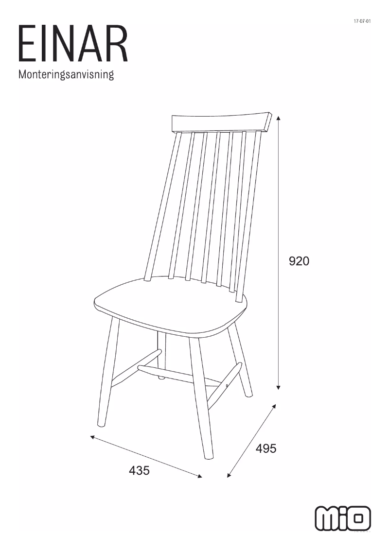 Página 1 del manual Manual de usuario Mio Einar