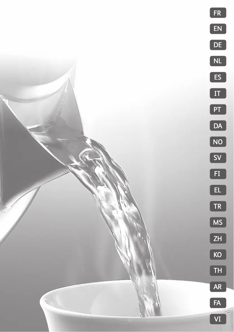 Image de la première page du manuel de l'appareil Principio BY200810