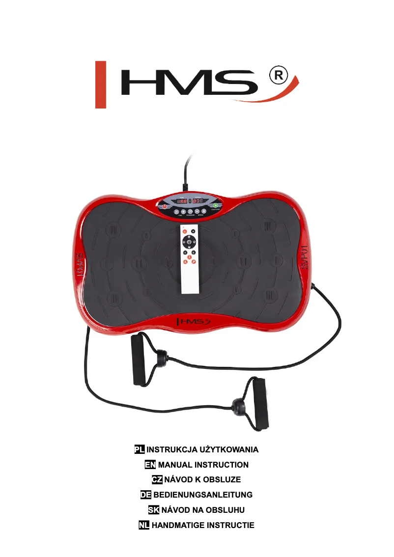 Page n°1 - Manuel utilisateur HMS Premium SVP01