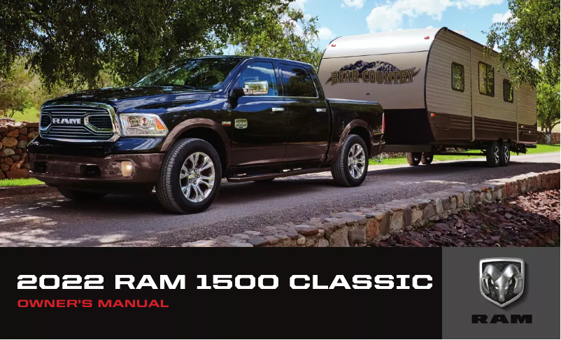 Page 1 de la notice Manuel utilisateur RAM 1500 Classic (2022)
