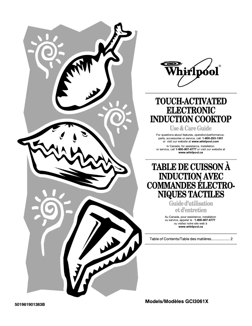 Image de la première page du manuel de l'appareil GCI3061XB