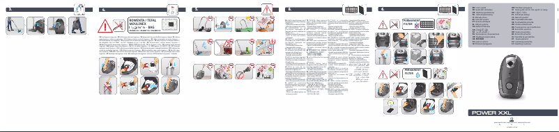 Page n°1 - Manuel utilisateur Rowenta Power XXL RO3125