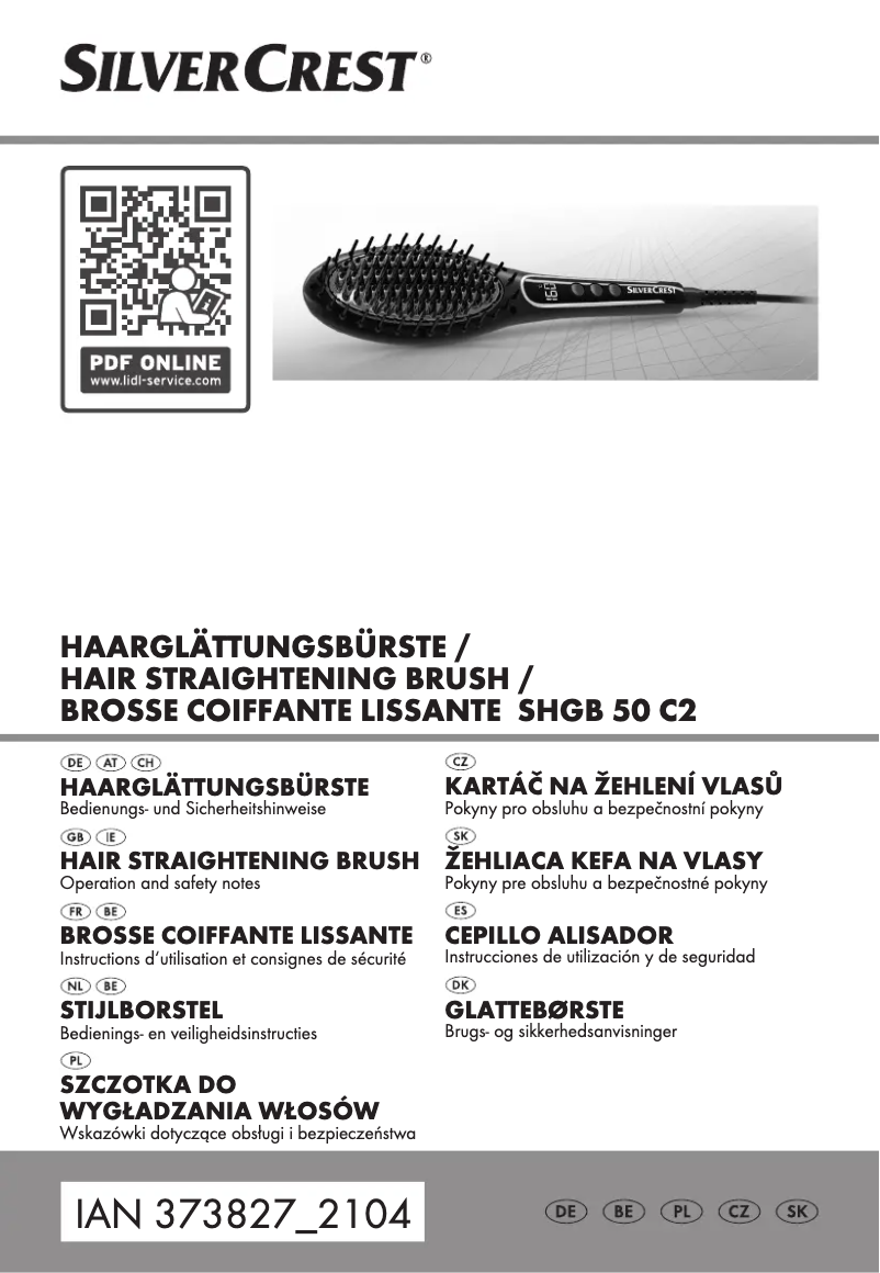 Page 1 de la notice Manuel utilisateur SilverCrest SHGB 50 C2