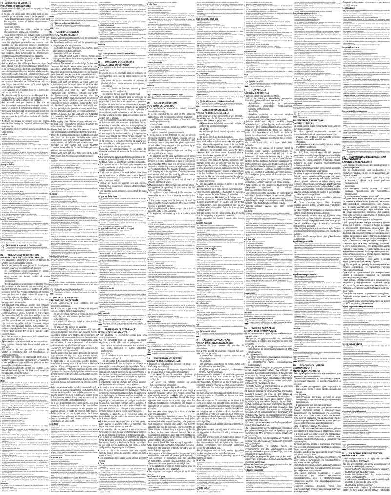 Image de la première page du manuel de l'appareil Ultracompact Grill GC3025