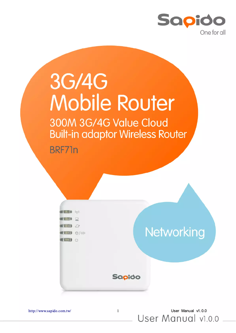 Image de la première page du manuel de l'appareil BRF71N