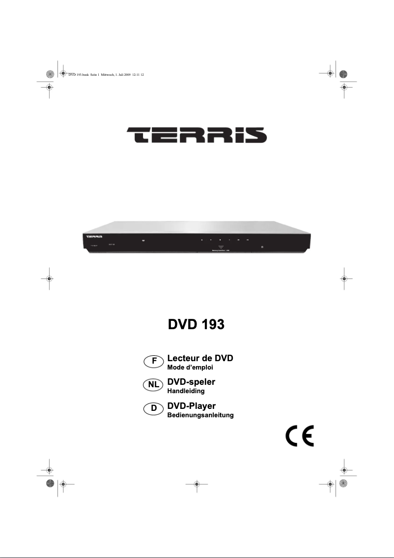 Image de la première page du manuel de l'appareil DVD 193