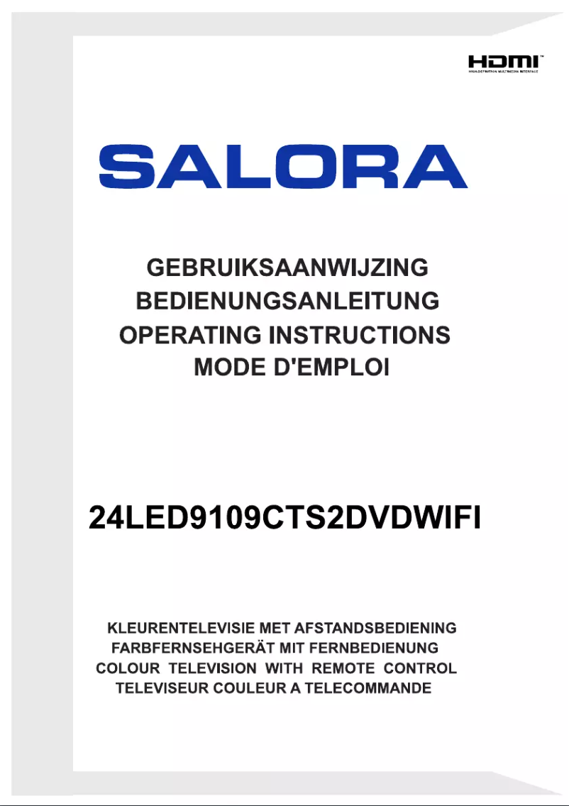 Page n°1 - Manuel utilisateur Salora CR618P