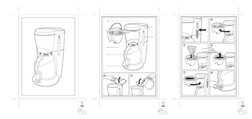 Image de la première page du manuel de l'appareil Thermos CI500510