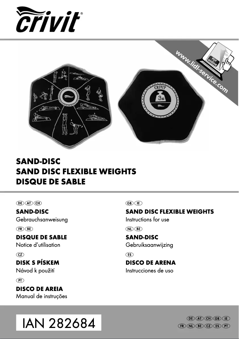 Page n°1 - Manuel utilisateur Crivit IAN 282684