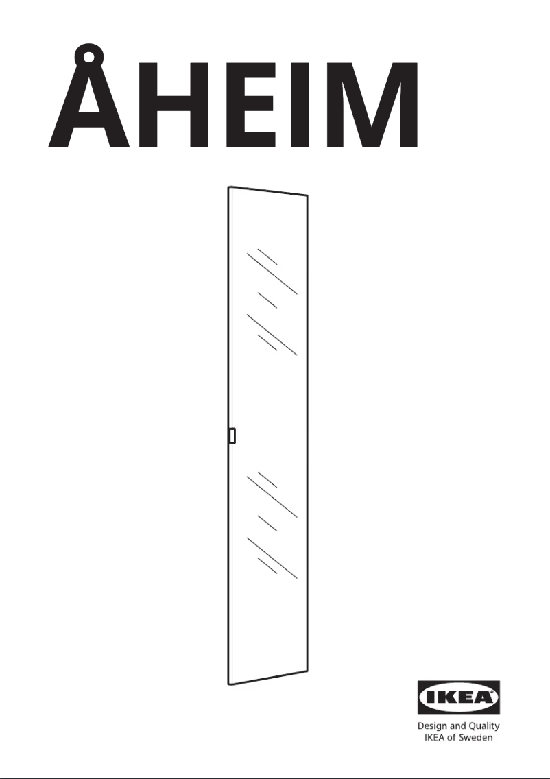 Imagen de la primera página del manual del dispositivo ÅHEIM 004.148.30