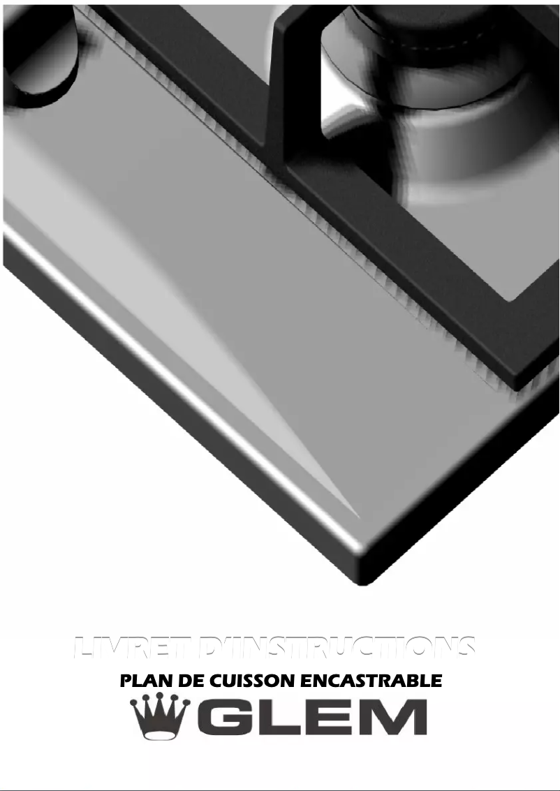 Page n°1 - Manuel utilisateur Glem Gas GTL647WH