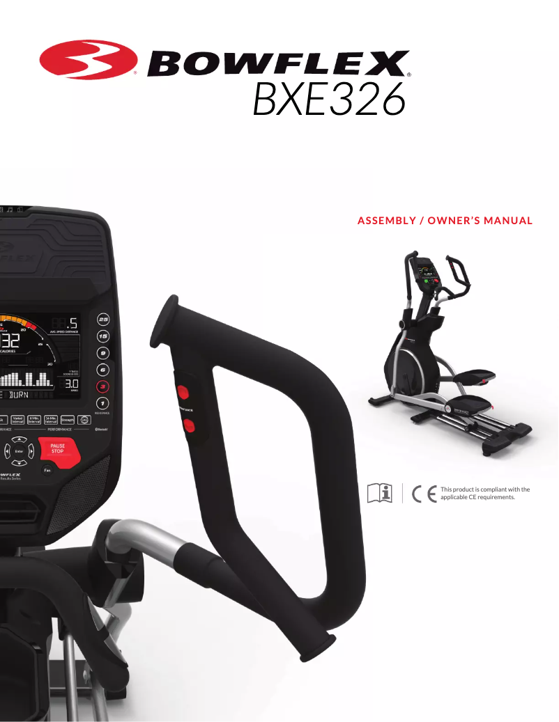 Page n°1 - Guide de démarrage rapide Bowflex BXE326
