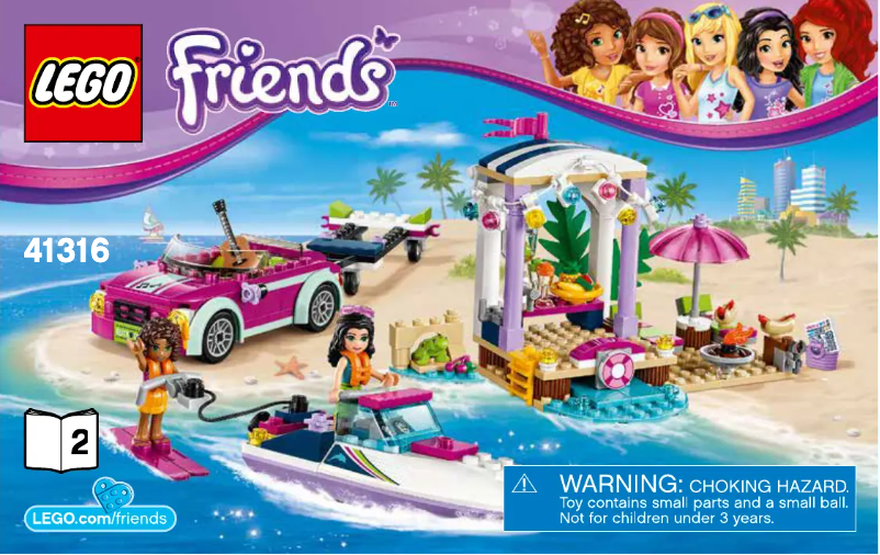 Page n°1 - Manuel utilisateur Lego Friends 41316