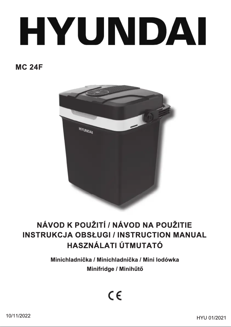 Page 1 de la notice Manuel utilisateur Hyundai MC 24F