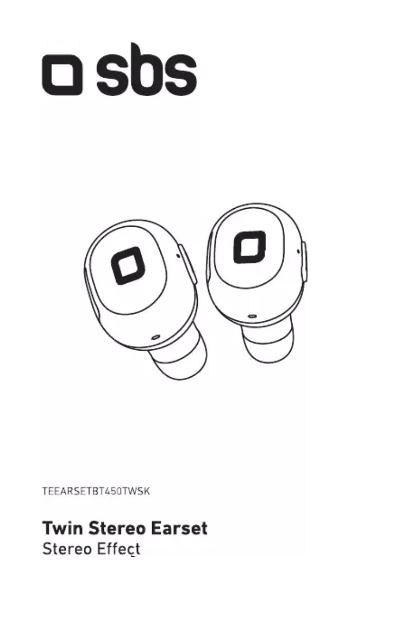 Image de la première page du manuel de l'appareil Twin Stereo Earset