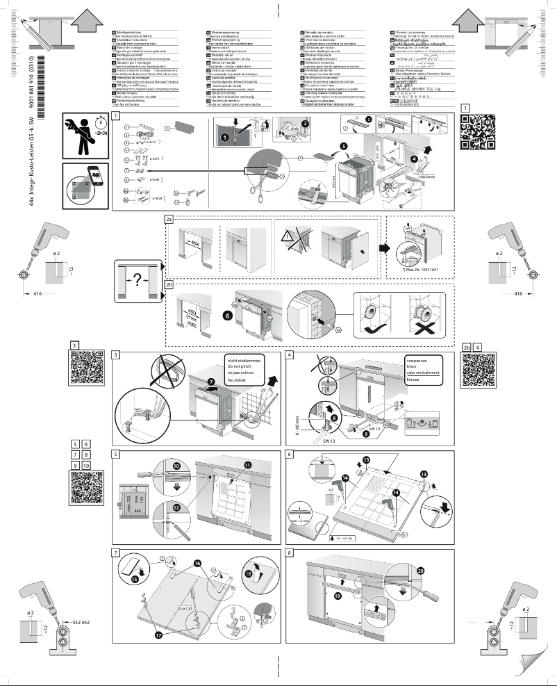 Page 1 de la notice Manuel utilisateur Constructa CP6IS01HLD