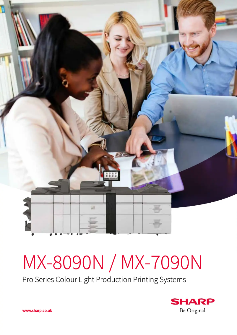 Image de la première page du manuel de l'appareil MX-7090N