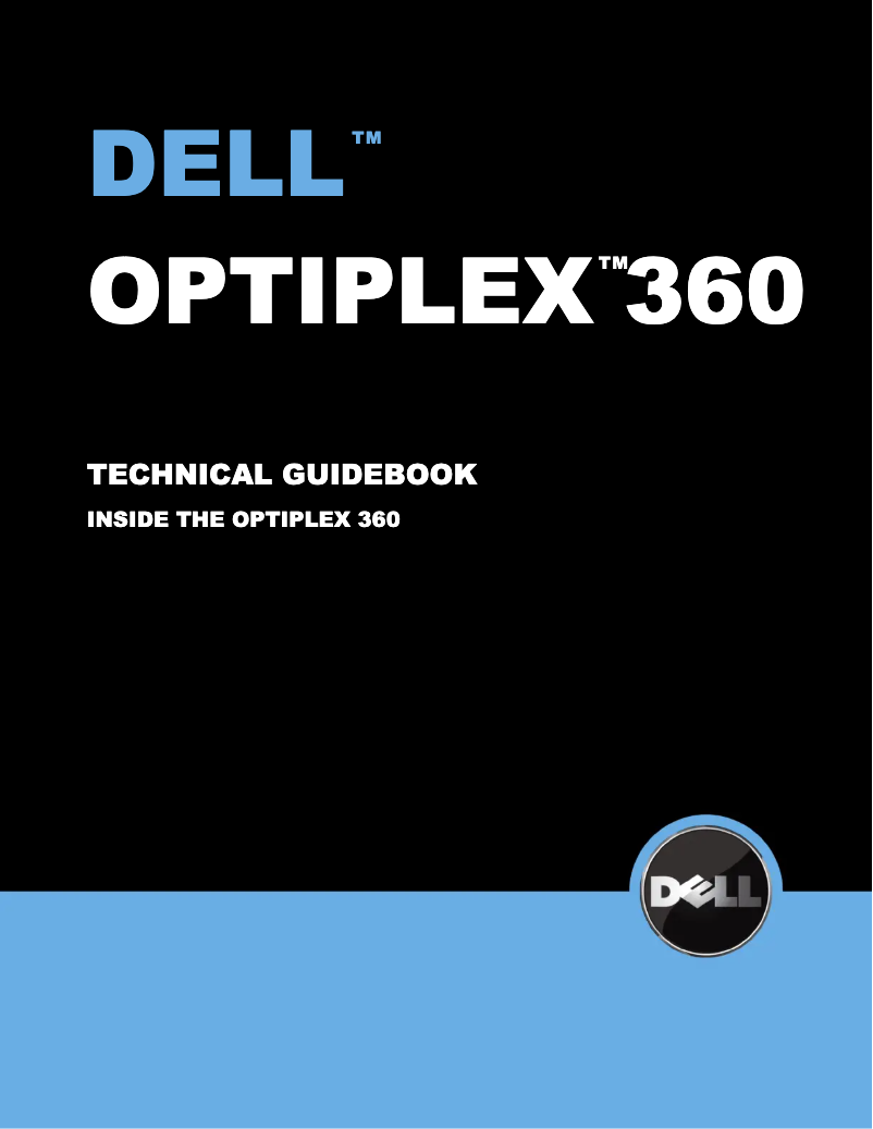 Page n°1 - Manuel utilisateur Dell Optiplex 360