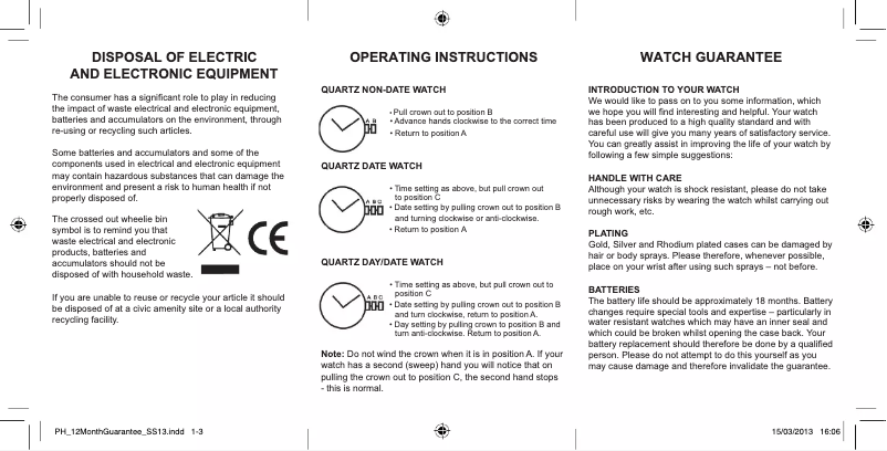 Page 1 de la notice Manuel utilisateur Spirit ASPL101