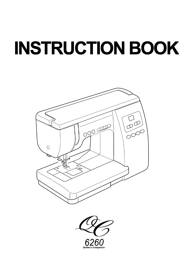 Image de la première page du manuel de l'appareil QC 6260