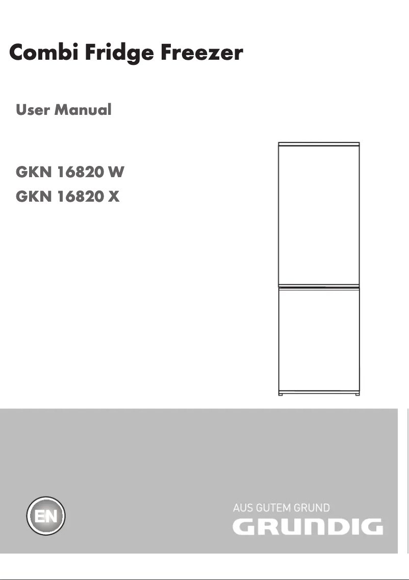 Page n°1 - Manuel utilisateur Grundig GKN 16820 W