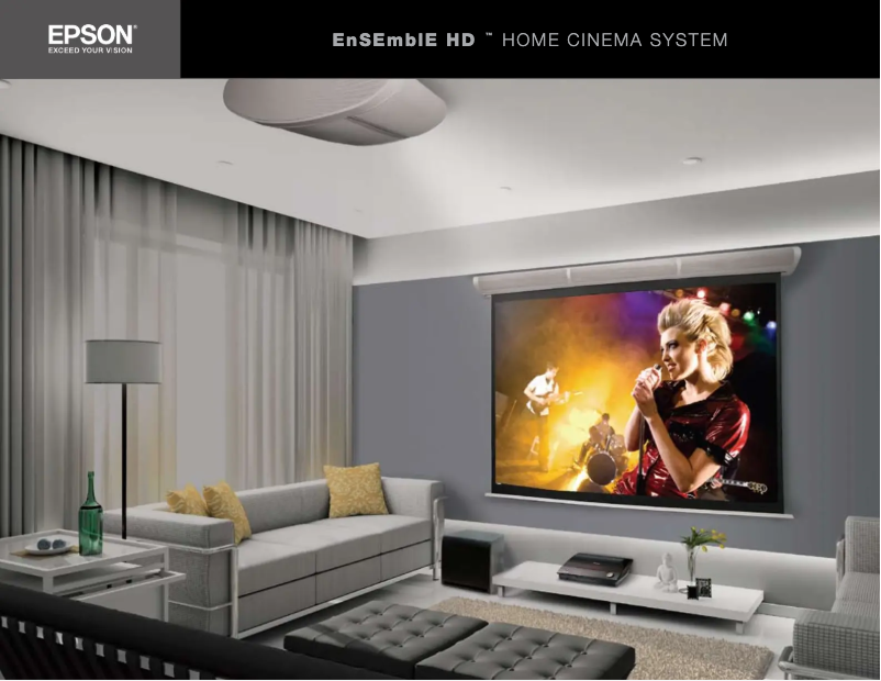 Page 1 de la notice Brochure Epson Ensemble HD 720