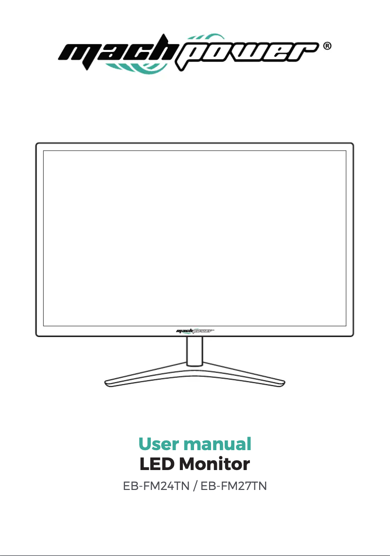 Page n°1 - Manuel utilisateur Mach Power EB-FM24TN