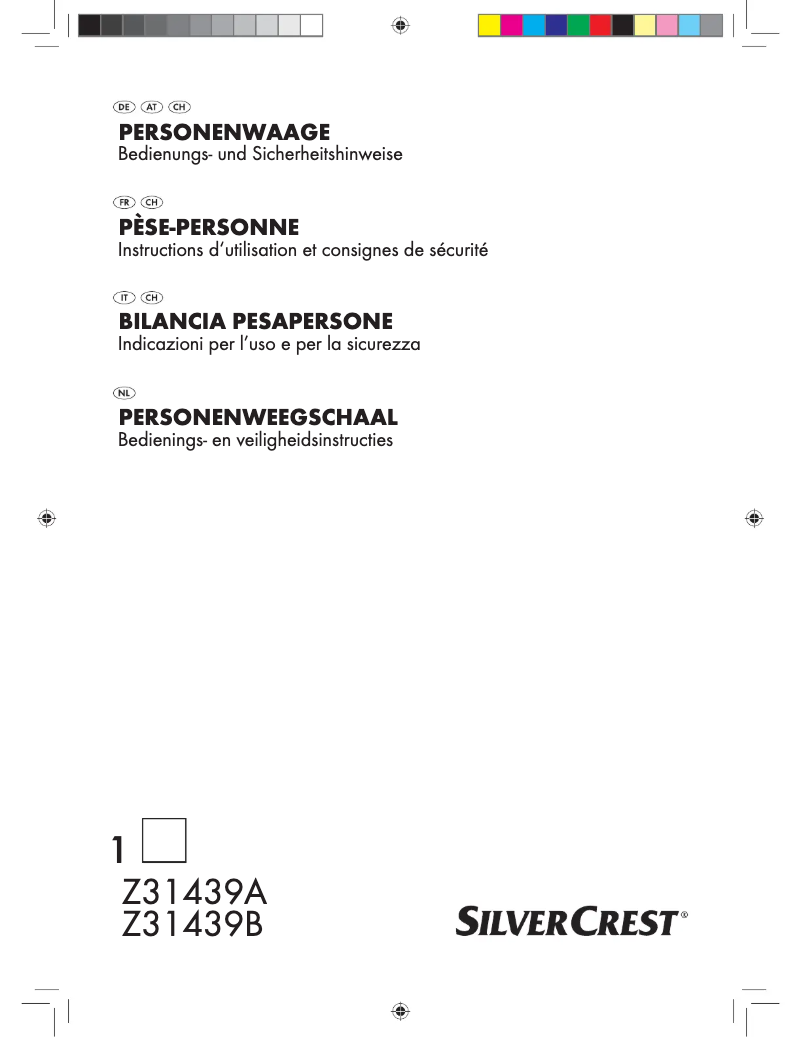 Image de la première page du manuel de l'appareil Z31439B