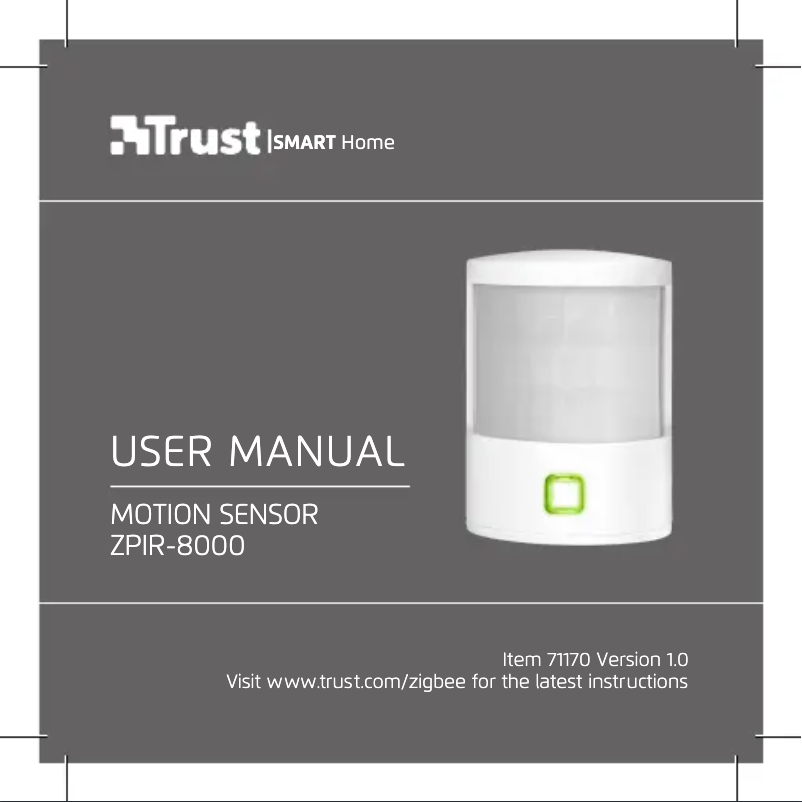 Page n°1 - Manuel utilisateur KlikaanKlikuit ZPIR-8000