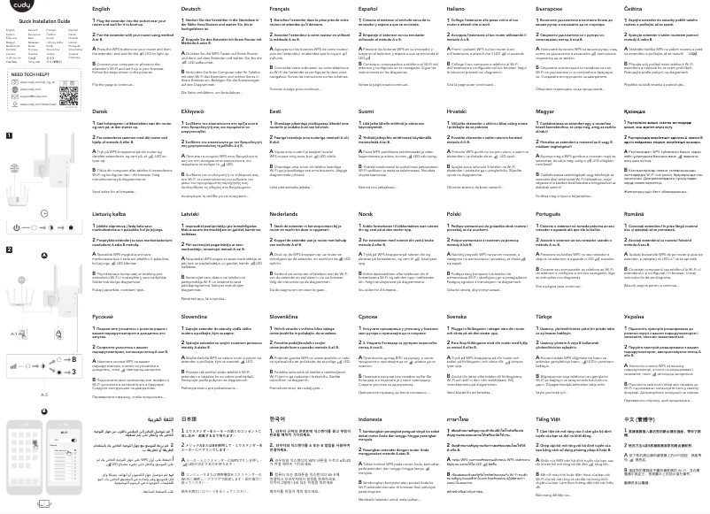 Page n°1 - Guide d'installation Cudy RE3000