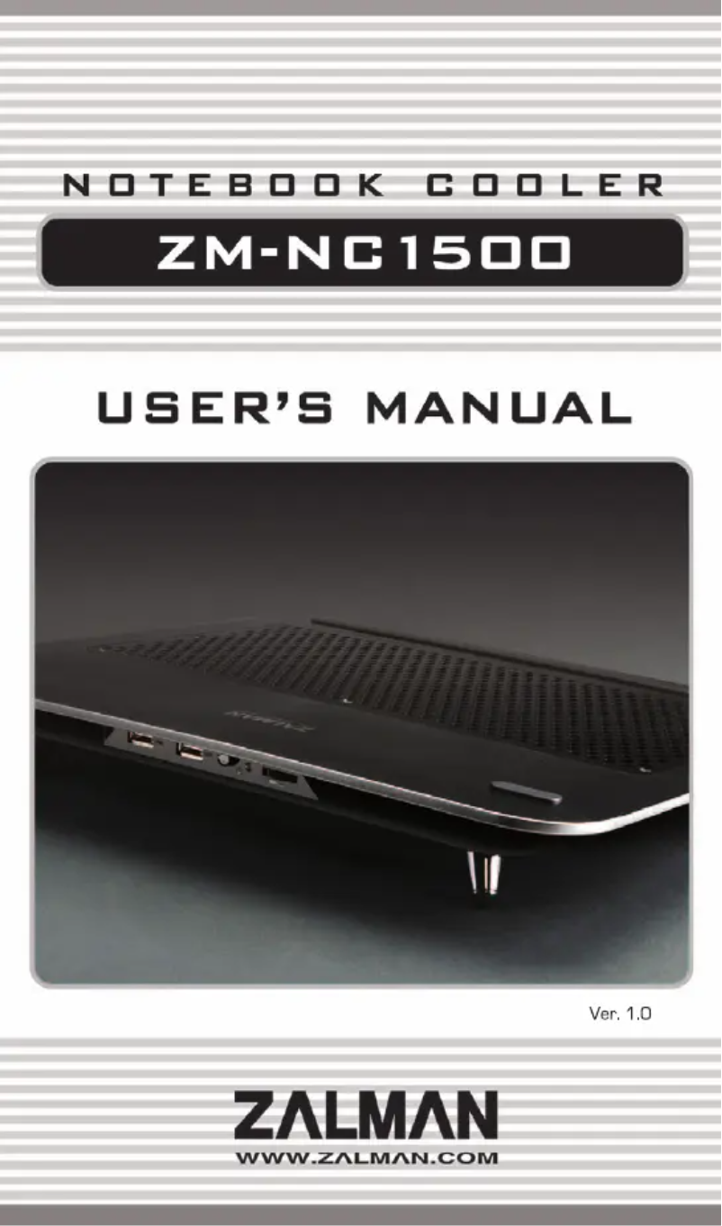 Image de la première page du manuel de l'appareil ZM-NC1500