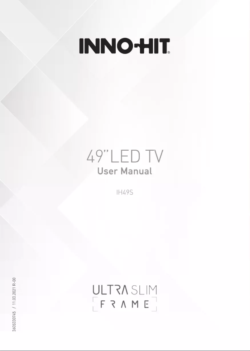 Page 1 de la notice Manuel utilisateur Inno-Hit IH49S