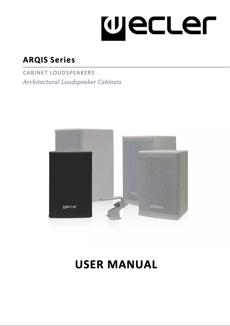 Página 1 del manual Manual de usuario Ecler ARQIS 205