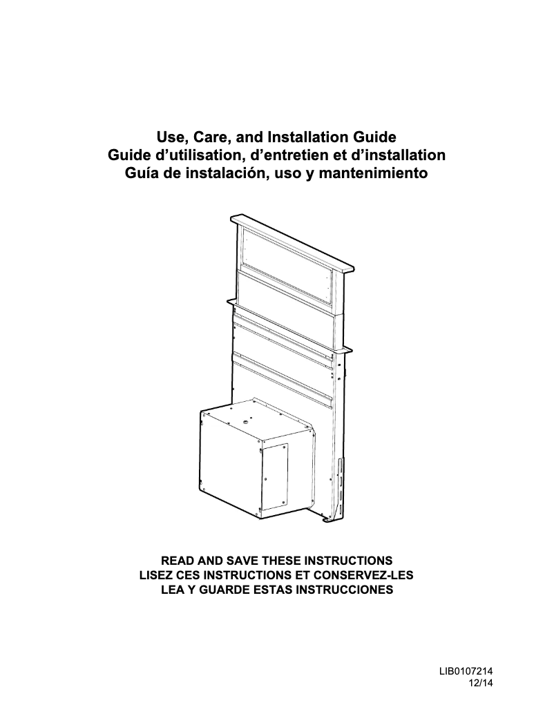 Imagen de la primera página del manual del dispositivo Rise PRF0106864