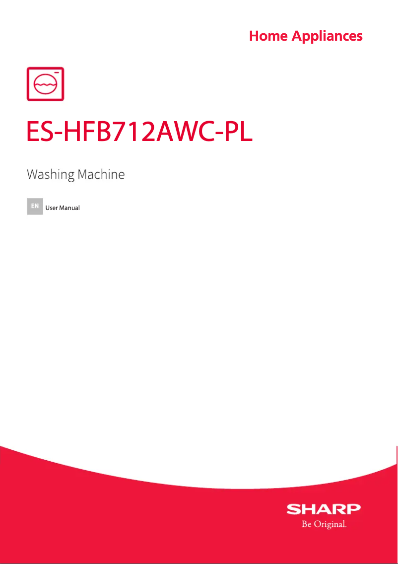 Page n°1 - Manuel utilisateur Sharp ES-HFB712AWC-PL