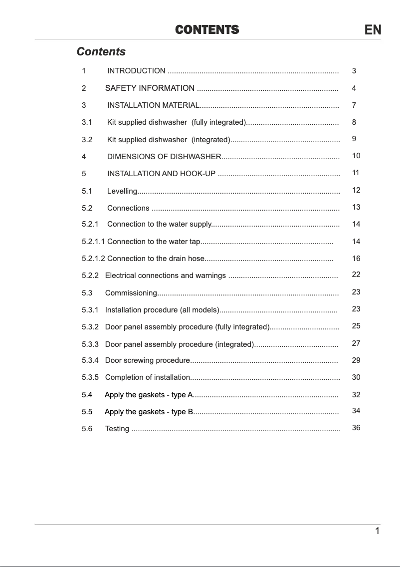 Page n°1 - Manuel utilisateur Smeg LSPU8212S